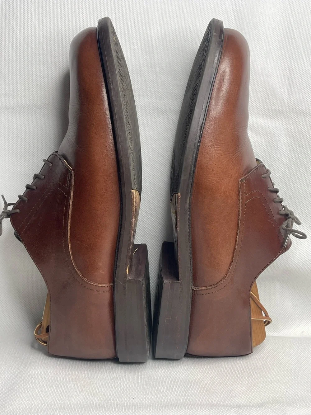 Footprints by Birkenstock Brown Leather Oxfords Size 44 Men Size US 11 / 11.5